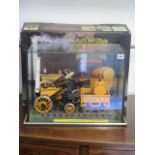 Hornby Railways Stephensons Rocket Real steam train set 3 1/2 gauge with track and box and display