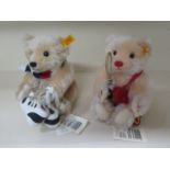 Two Steiff teddy bears, Boy 23 and Girl 23