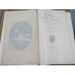 A large volume Sir Anthony Van Dyck, His life and work by Jules Guiffrey translated from the