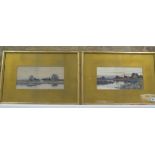 From a local collection Robert Winter Fraser, a pair of Fenland watercolours signed R Winter, in