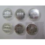 Five 1oz Philharmoniker silver bullion coins 2011 and 1 1 oz Feng Shui Fu dog silver bullion coin
