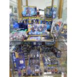 A large quantity of CB character building Dr Who figures, boxed and loose