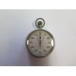 A WWII vintage Royal Navy Stop Watch, used for navigation also for timing armaments, 5cm case,