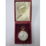 Sir John Bennett London, an 18ct yellow gold pocket watch with three quarter plate movement,