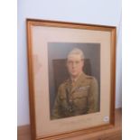 A Pears Annual 1920 print of the Prince of Wales in uniform, frame size 62cm x 50cm