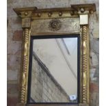 A 19th century gilt pier mirror, 60cm x 47cm