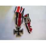 An original WWII German Iron Cross 2nd class 1939 EK2, makers mark 27, Anton Schenkls Nachfolger-