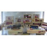 A collection of boxed Corgi Classic buses and lorries, 19 in total, Foden trucks Tate and Lyle