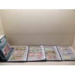 A good collection of World banknotes in 4 albums, some uncirculated and the 18th edition World paper