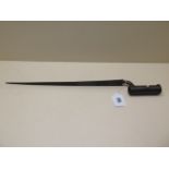 A spike bayonet, 54cm long