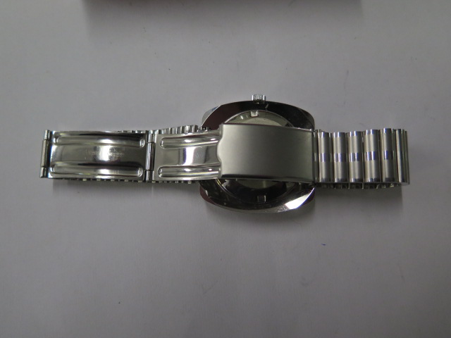 A Waltham 25 jewel automatic incabloc stainless steel with date, unused condition, 35mm case with - Image 3 of 4