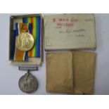 A WWI duo of medals to 73584 Pte G E Mallett R Fus