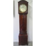 A fine George III 8 day longcase clock signed James McCabe London, the 12" silvered circular dial