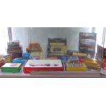 A good collection of boxed Corgi and other Dinky diecast vehicles including Refuse Wagon 978, 1953