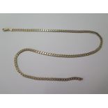A 9ct yellow gold hallmarked chain, 51cm long, clasp good, approx 13.8 grams