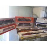 Six 00 gauge locomotives, Wren, Rivarossi, Mainline, Hornby, Lima ad Bachmann, please see images for