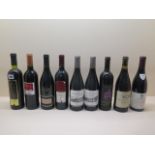 9 bottles of red wine including 2 bottles of Reserve de Gassac 2004, a bottle of Domaine de la
