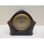 A small Kenzle mantle clock, 14cm tall, running