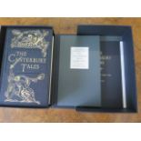 A boxed Folio Society edition The Canterbury Tales by Geoffrey Chaucer, with wood engravings by Eric