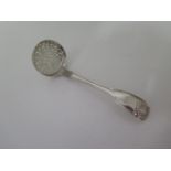 A Victorian silver sifter spoon, London 1862/63 GA, 15cm long, approx 1.8 troy oz