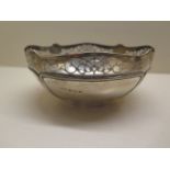 An Elkington & Co silver bowl, 7cm tall, 16cm diameter, approx 9.4 troy oz, Birmingham 1910/11, some