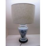 A Portmeirion table lamp, 65cm tall, in working order, good condition