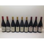 4 bottles of Laithwaite 85 Andre Roux red wine, 3 bottles of Cote du Py Morgon 2001 red wine, 2