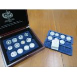 A collection of 19 silver proof Deutschland 2006 coins with 18 certificates