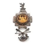 A Victorian silver Ancient Order of Foresters Jewel of Office, by Marcus David Loewenstark, London