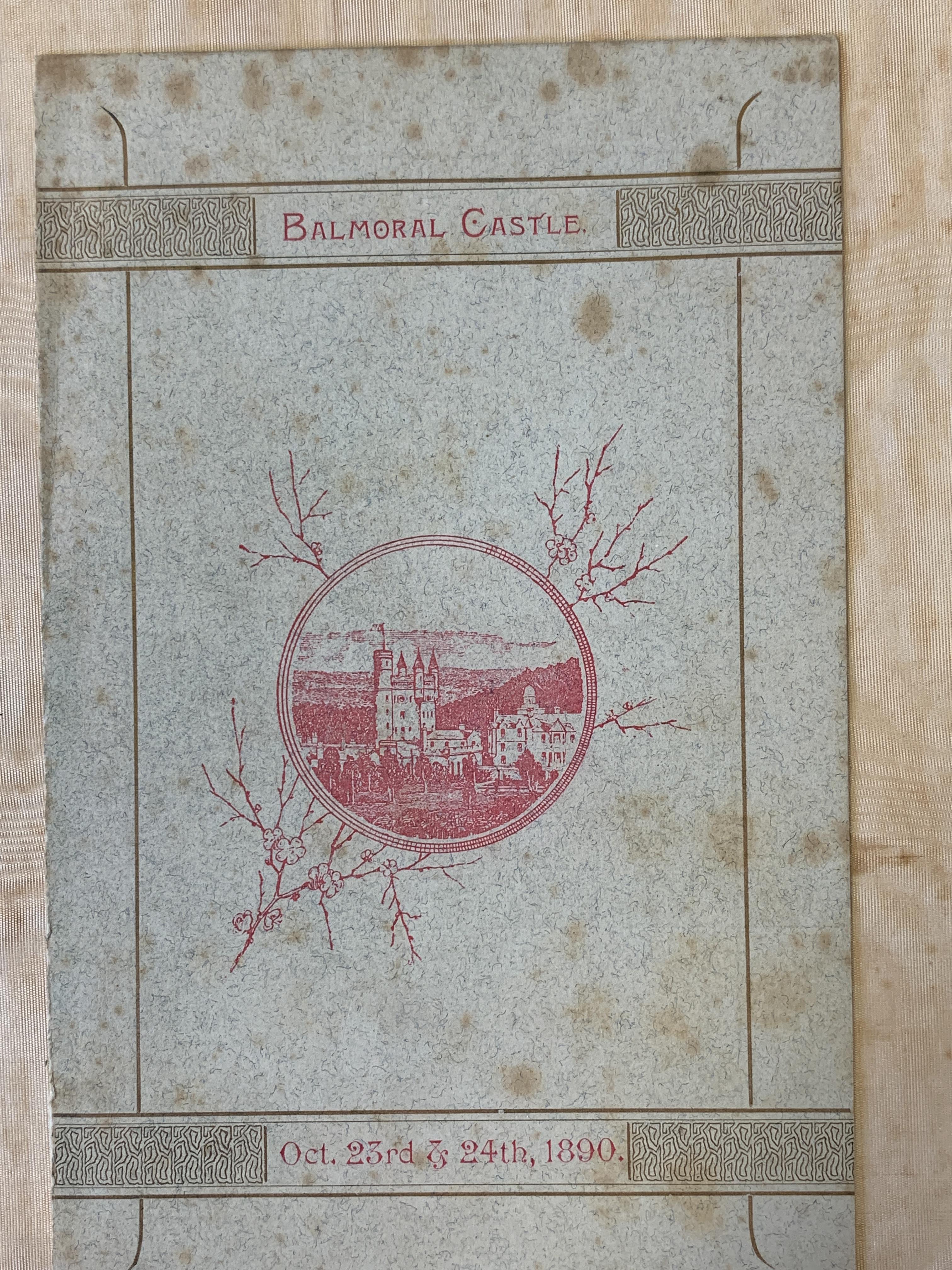 ROYAL INTEREST. EPHEMERA RELATING TO BALMORAL CASTLE, OSBORNE HOUSE AND WINDSOR CASTLE LATE 19TH - Image 13 of 24