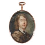 λNathaniel Hone RA (Irish 1718-1784) Portrait miniature of Samuel Hone, the artist's brother