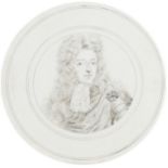 John Faber the Elder (Dutch 1660-1720) Portrait miniature of William III (1650-1702), wearing