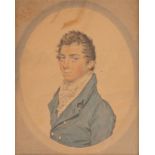 John Smart (1741-1811) Portrait miniature of a gentleman, possibly George William Finch-Hatton, 10th