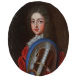 After Alexis-Simon Belle Portrait miniature of James Francis Edward Stuart (1688-1766), 'The Old