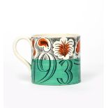 King George VI & Queen Elizabeth Coronation 1937 a Wedgwood mug designed by Eric Ravilious,