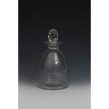 'Cactus' model no.5291 a Lalique enamelled glass decanter and stopper designed by Rene Lalique,