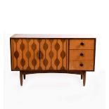 A Vanson teak sideboard designed by Robert Heritage possibly retailed at Heal's, rectangular on