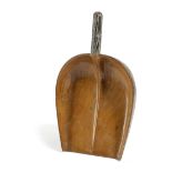 A WELSH TREEN ASH CRUMB SCOOP LATE 19TH CENTURY 35.3cm long