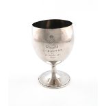 A late-Victorian Regimental silver goblet, 35th (Sikh) Regiment of Bengal Infantry, by The Mappin