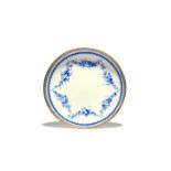 A Sèvres saucer (soucoupe), c.1770, painted possibly by Jean-Charles Sioux l'aîné in overglaze