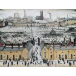 ‡Laurence Stephen Lowry RA, RBA (1887-1976) Britain at Play Signed L.S.Lowry (in pencil to margin)