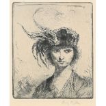 ‡Augustus John OM, RA (Welsh 1878-1961) The Pheasant (Dodgson 62) Signed Aug John (in pencil to