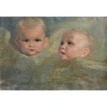 ‡Frank O. Salisbury (1874-1962) Study of cherubs Oil on canvas 30.4 x 45.6cm Provenance: By