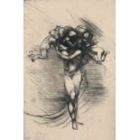 After Auguste Rodin Le Printemps (Spring) Drypoint 14.8 x 9.9cm (plate)