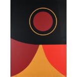 ‡Sir Terry Frost RA (1915-2003) Red Ochre Black (Kemp 134) Signed and dated Terry Frost 92 (lower