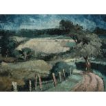 ‡Harold Workman RBA, ROI, RCA, SMA (1897-1975) Devon Lane Signed WORKMAN (lower left) Oil on