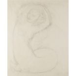 ‡Sir Matthew Smith CBE (1879-1959) Study of a seated mermaid Pencil and charcoal 47.7 x 38.7cm