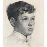 ‡Susan Crawford Study of a young boy Signed, dated and inscribed S L Crawford/1965/Florence (lower