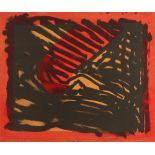 ‡Howard Hodgkin (1932-2017) Red Eye Signed with initials and dated HH 81 (lower centre) and with