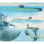 Eric Ravilious (1903-1942) Different Aspects of Submarines Signed Eric Ravilious (in pencil, lower